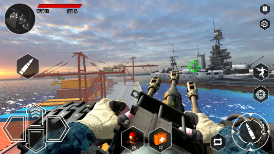 اسکرین شات 2 بازی Warships War Machine Gun Games