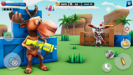 اسکرین شات 5 بازی Animal Shooting: Fun Gun Games