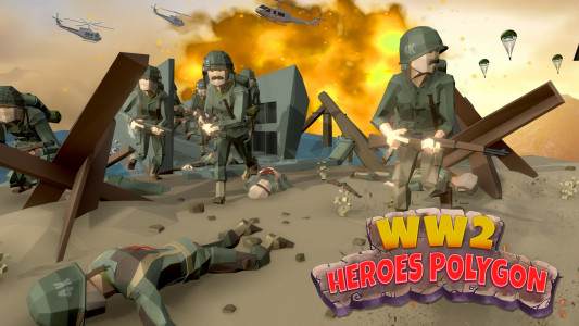 اسکرین شات بازی WW2 Heroes: Polygon World War 1