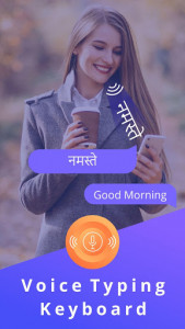 اسکرین شات برنامه Hindi/English Voice Typing Keyboard-Speech To Text 1