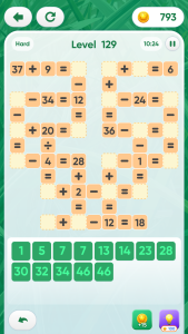 اسکرین شات 5 بازی Math Cross - Crossword Puzzle