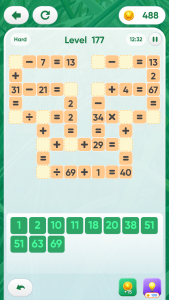 اسکرین شات 8 بازی Math Cross - Crossword Puzzle
