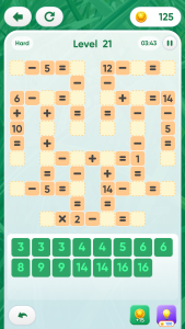 اسکرین شات 4 بازی Math Cross - Crossword Puzzle
