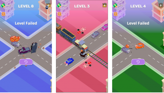 اسکرین شات بازی Driver Test Crossroads Traffic 4