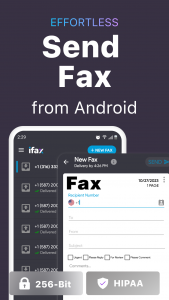 اسکرین شات برنامه iFax - Send & receive fax app 1