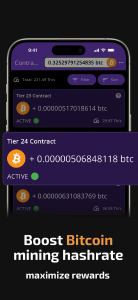 اسکرین شات 4 برنامه Bitcoin Mining (Crypto Miner)