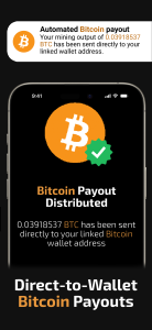 اسکرین شات 2 برنامه Bitcoin Mining (Crypto Miner)