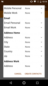 اسکرین شات 3 برنامه CSV To Contacts