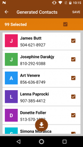 اسکرین شات 5 برنامه CSV To Contacts
