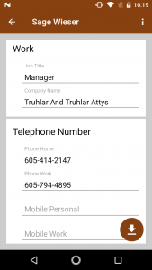 اسکرین شات 8 برنامه CSV To Contacts