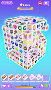 اسکرین شات بازی Cube 3D Master - Triple Match 2