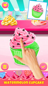 اسکرین شات بازی Cupcake Games Food Cooking 1