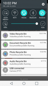 اسکرین شات 4 برنامه Photo Recycle Bin
