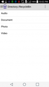 اسکرین شات 5 برنامه Photo Recycle Bin
