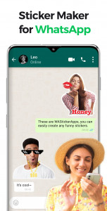 اسکرین شات برنامه Sticker Maker for WhatsApp 1