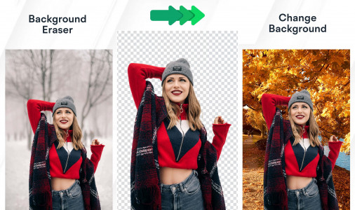 اسکرین شات برنامه Background Eraser Photo Editor 1
