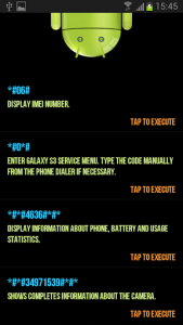 اسکرین شات برنامه Secret Codes For Android 2
