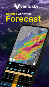 اسکرین شات برنامه Ventusky: Weather & Live Radar 1