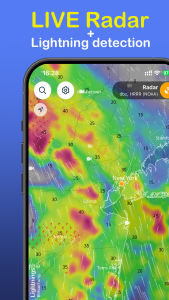 اسکرین شات برنامه Ventusky: Weather Maps & Radar 2