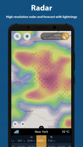 اسکرین شات برنامه Ventusky: Weather Maps & Radar 3