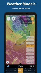 اسکرین شات برنامه Ventusky: Weather Maps & Radar 7