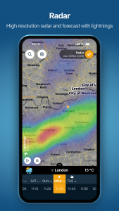 اسکرین شات برنامه Ventusky: Weather Maps & Radar 2