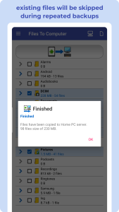 اسکرین شات 7 برنامه Transfer Files To Computer, PC