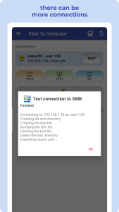 اسکرین شات 5 برنامه Transfer Files To Computer, PC