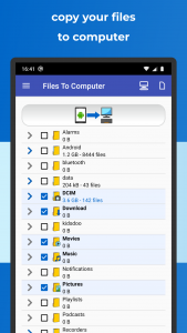 اسکرین شات برنامه Files To Computer, PC, NAS 1