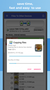 اسکرین شات برنامه Files To Other Devices 6