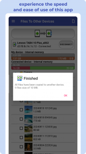 اسکرین شات برنامه Files To Other Devices 4
