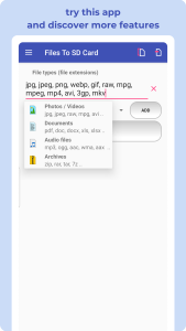 اسکرین شات 8 برنامه Files To SD Card or USB Drive
