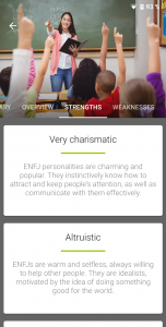 اسکرین شات برنامه 16 Types Personality Test 5