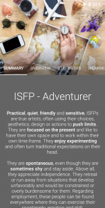 اسکرین شات برنامه 16 Types Personality Test 4