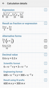 اسکرین شات 6 برنامه HiPER Scientific Calculator