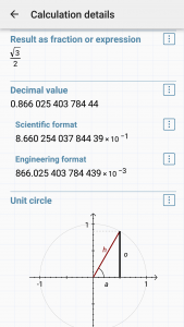 اسکرین شات برنامه HiPER Scientific Calculator 7