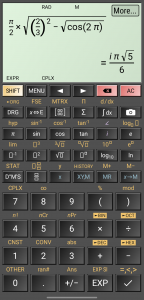 اسکرین شات برنامه HiPER Scientific Calculator 5