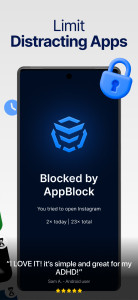 اسکرین شات 2 برنامه AppBlock - Block Apps & Sites