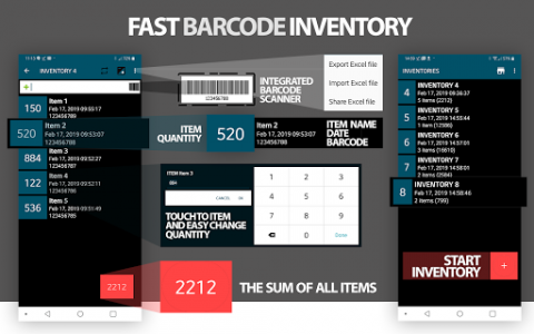 اسکرین شات برنامه Easy Barcode inventory and stock-taking 8