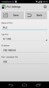 اسکرین شات برنامه S7 PLC HMI Lite 5