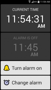 اسکرین شات برنامه BIG Alarm 1