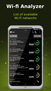 اسکرین شات برنامه Wifi Analyzer 5