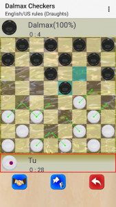 اسکرین شات بازی Checkers by Dalmax 7