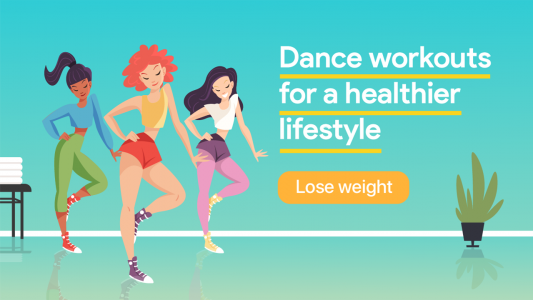اسکرین شات برنامه Dance Workout For Weightloss 1