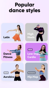 اسکرین شات 4 برنامه Dancebit: Weight Loss Dance