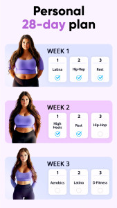 اسکرین شات 2 برنامه Dancebit: Weight Loss Dance