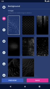 اسکرین شات 1 برنامه Black HD Clocks Live Wallpaper