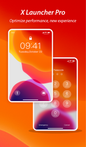 اسکرین شات برنامه X Launcher Pro for Phone X - OS 13 Theme Launcher 1