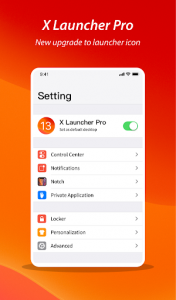 اسکرین شات برنامه X Launcher Pro for Phone X - OS 13 Theme Launcher 3