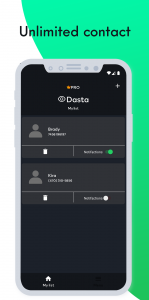 اسکرین شات برنامه Dasta - last seen online tracker for Whatsapp 1